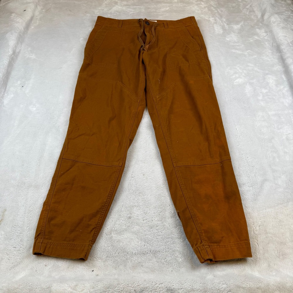 REI Co-op Mens Trailsmith Jogger Pants‎ Brown Canvas 34x32 192986